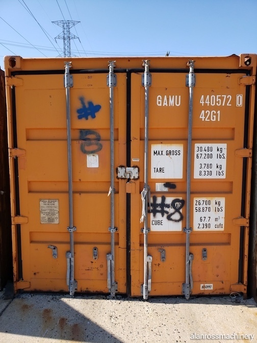 CUSTOM MANUFACTURED UNASSIGNED Containers | Alan Ross Machinery