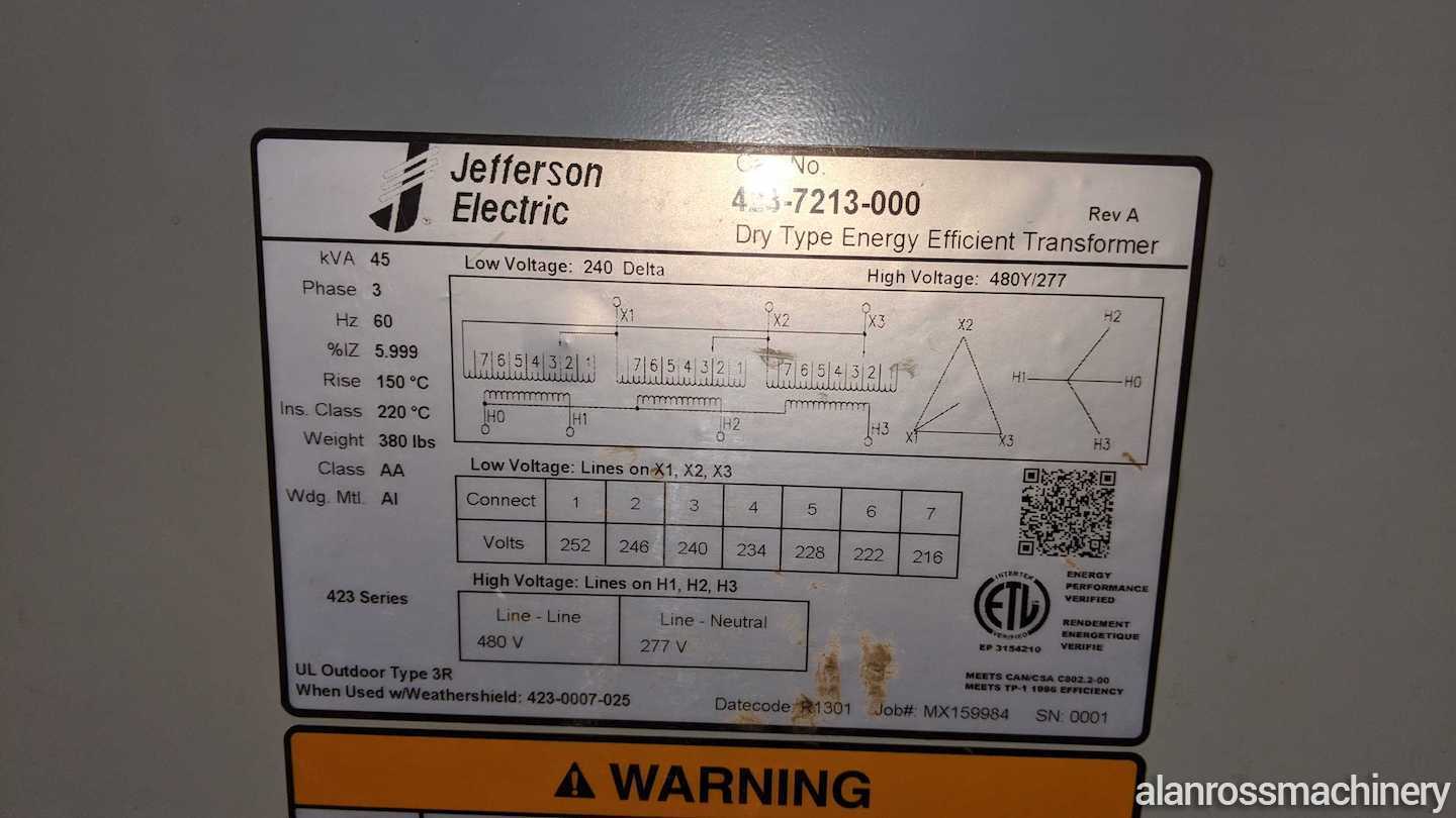 JEFFERSON ELECTRIC 4.3-7213-000 Electrical | Alan Ross Machinery