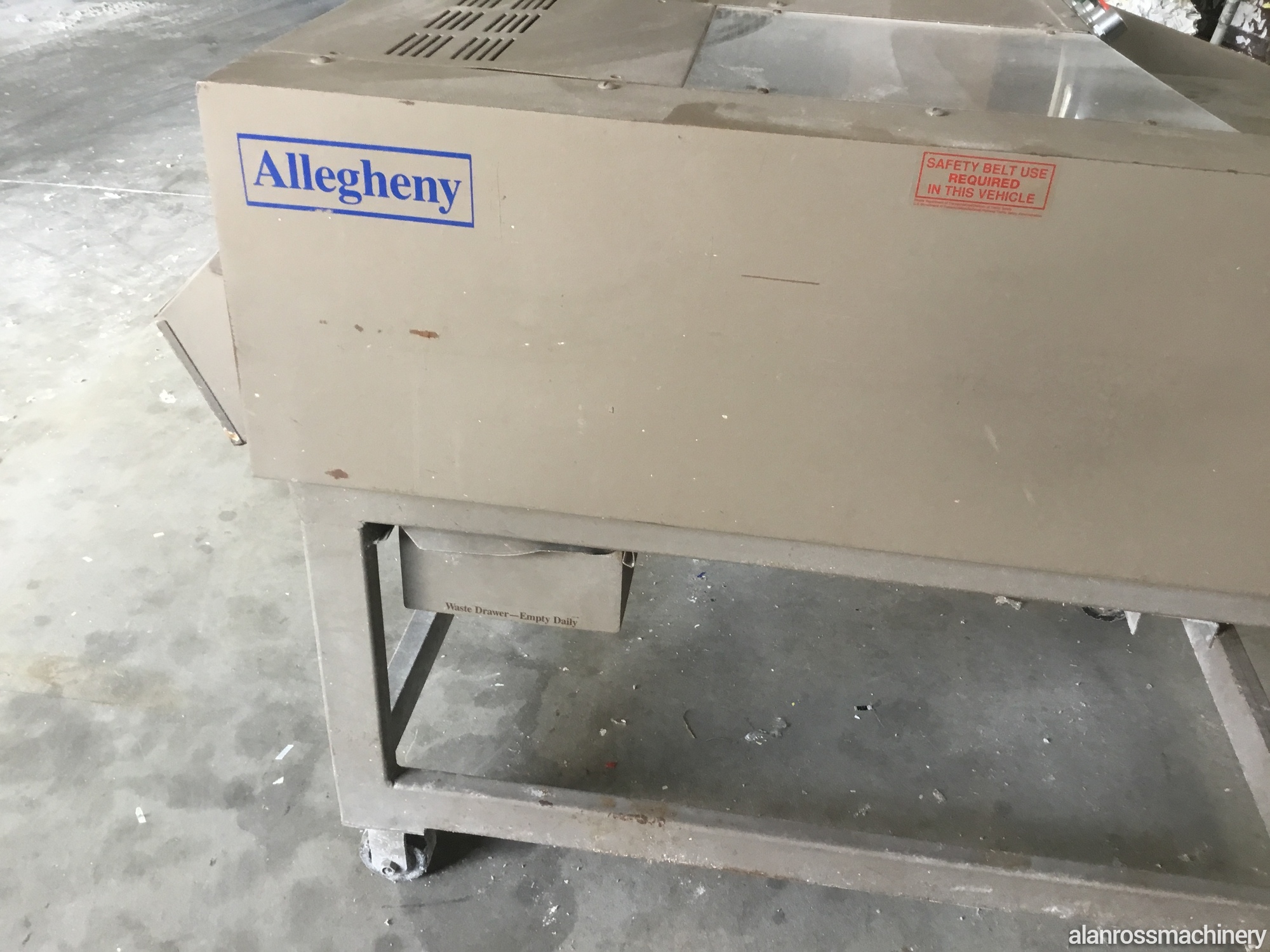 ALLEGHENY SHREDDERS CORP 150C Paper & OCC Shredders | Alan Ross Machinery
