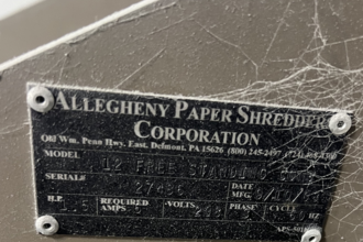 ALLEGHENY 16-150C Paper & OCC Shredders | Alan Ross Machinery (2)